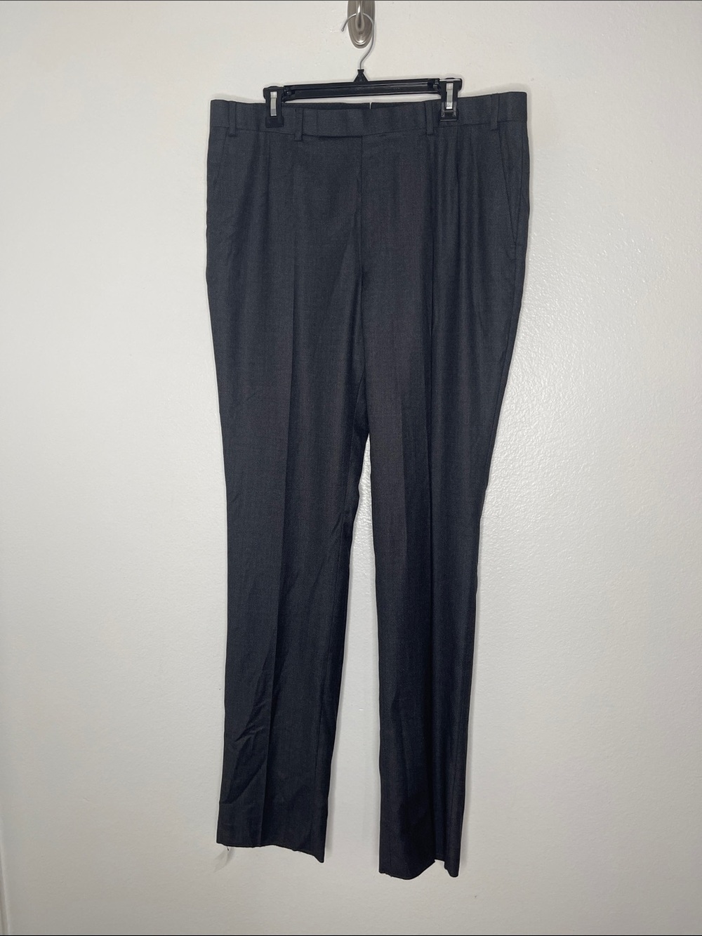 BNWT Gieves + Hawkes Made In England 100%  Pure Wool  Gray Pants Unhemmed Sz 38